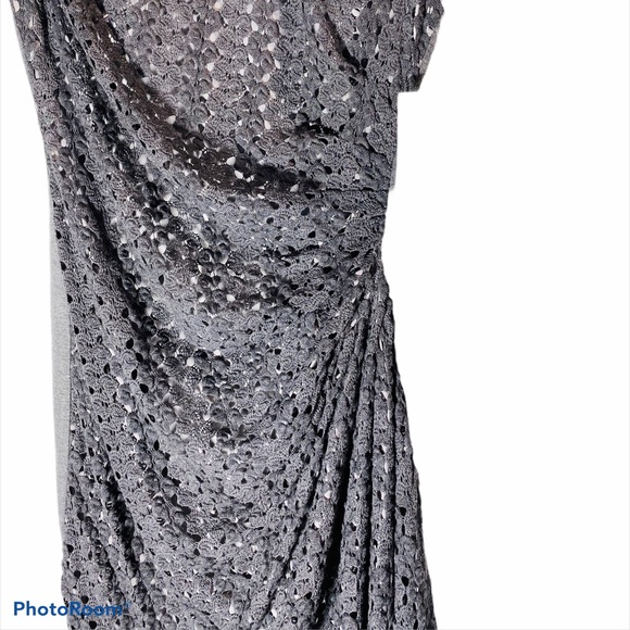 NWT**SUZI CHIN Gray Dress**US 6**$155 - Picture 4 of 8